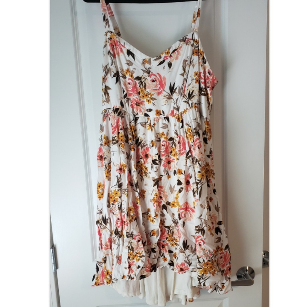 Torrid Hi-Lo Floral Skater Dress